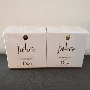 FULL SIZE 2 x Dior Jadore silky soap body hand soap bath gift PRICE FIRM!!!